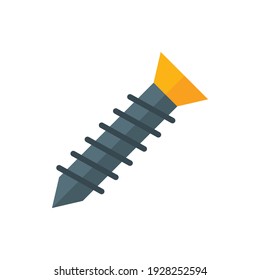 Vector Ilustración Ilustración Con El Logo Del Icono Plano De Atornillaje Aislado. Día Del Trabajo, Día De Mayo, Industria Y Juego De Iconos De Construcción. Adecuado para diseño web, logotipo, aplicación y ampliación de su negocio.