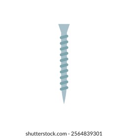 Screw flat icon vector design illustration, isolated on white background.