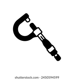Screw Gauge  icon in vector. Logotype

