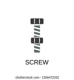 Screw icon. Bolt concept symbol design. Stock - Vector illustration can be used for web
