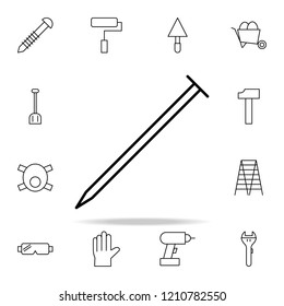 screw icon. construction icons universal set for web and mobile