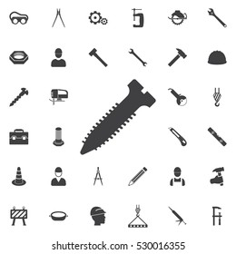 Screw icon. Construction icons universal set for web and mobile