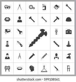 Screw icon. Construction icons universal set for web and mobile