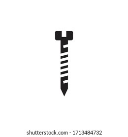 screw icon design. vector illustration