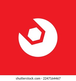 Screw icon, graphic resource template, vector illustration.