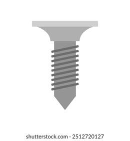 Icono de tornillo ilustrado sobre fondo