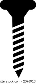 ilustración de icono de tornillo símbolo vectorial aislado.eps