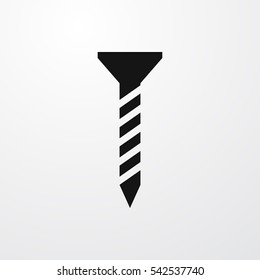 screw icon illustration isolated vector sign symbol