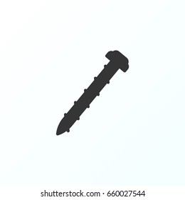 Screw  icon illustration isolated vector sign symbol