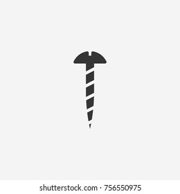Screw icon icon illustration isolated vector sign symbol