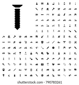 Screw icon illustration isolated vector sign symbol. editable construction icons vector set.