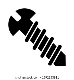 screw icon isolated sign symbol vector illustration - high quality black style vector icons
