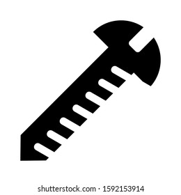 screw icon isolated sign symbol vector illustration - high quality black style vector icons
