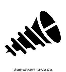 screw icon isolated sign symbol vector illustration - high quality black style vector icons
