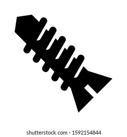 screw icon isolated sign symbol vector illustration - high quality black style vector icons
