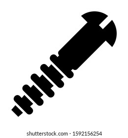 screw icon isolated sign symbol vector illustration - high quality black style vector icons
