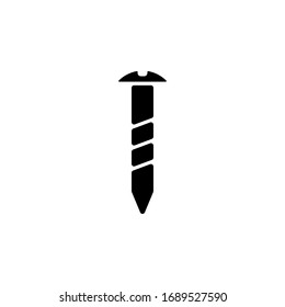 screw icon on a white background. eps 10
