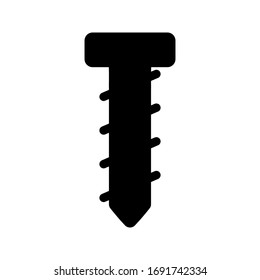 screw icon on a white background