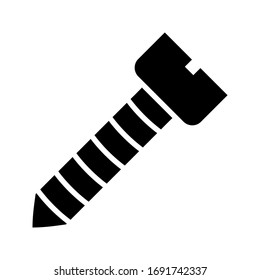 screw icon on a white background