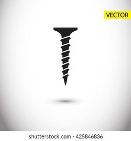 screw  icon. One of set web icons