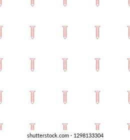 screw icon pattern seamless white background. Editable line screw icon. screw icon pattern for web and mobile.
