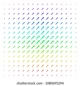Screw icon rainbow colored halftone pattern  Vector screw objects organized into halftone grid and vertical rainbow colors gradient  Designed for backgrounds  covers   abstraction concepts 