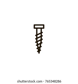 screw icon. sign design