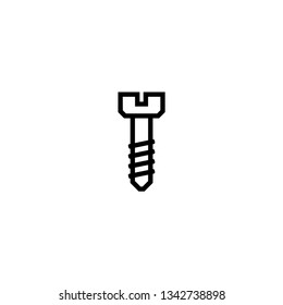 screw. screw icon. sign design. Vector.