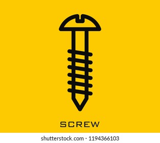 Screw icon signs