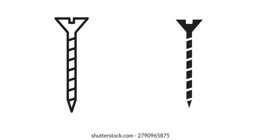 Screw icon suitable for mobile application.