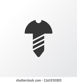 Screw icon symbol. Premium quality isolated bolt element in trendy style.