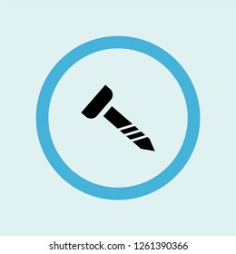 screw icon symbol. Premium quality isolated screw vector icon in trendy style. screw element.