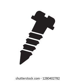 screw icon in trendy flat design 