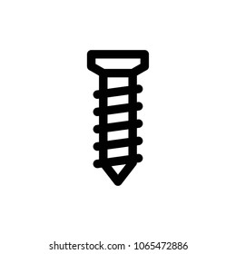 screw icon vector