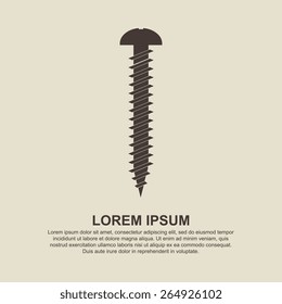 Screw icon - Vector