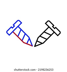 plantillas de diseño de vectores de iconos de tornillo 