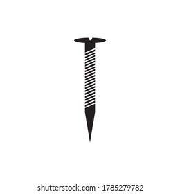 Plantilla de ilustración de diseño vectorial de icono de tornillo