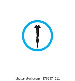 Screw icon vector desin ilustration templat
