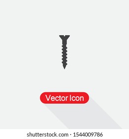 Screw Icon Vector Illustration Eps10