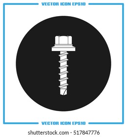 Screw icon vector illustration eps10.