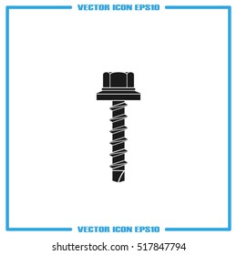 Screw icon vector illustration eps10.
