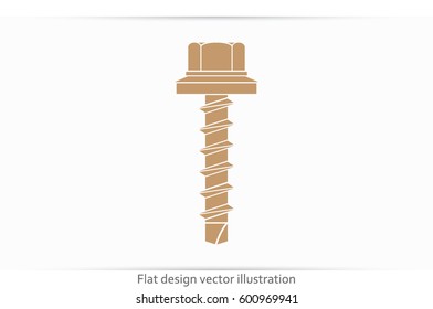 Screw icon vector illustration eps10.