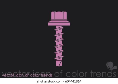 Screw icon vector illustration eps10.