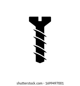 Screw icon vector isolated template
