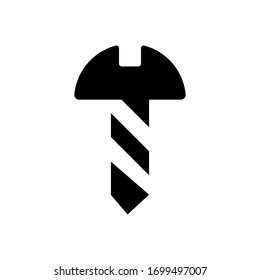 Screw icon vector isolated template
