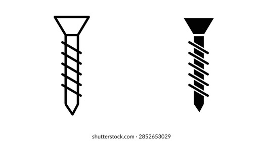 Screw icon vector logo pack