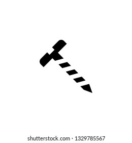 screw icon vector. screw sign on white background. screw icon for web and app