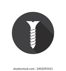 screw icon vector template illustration logo design