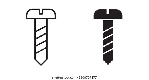 Screw icon web design in vector..