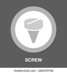 screw icon - From Working tools, Construction and Manufacturing icons, equipment icons